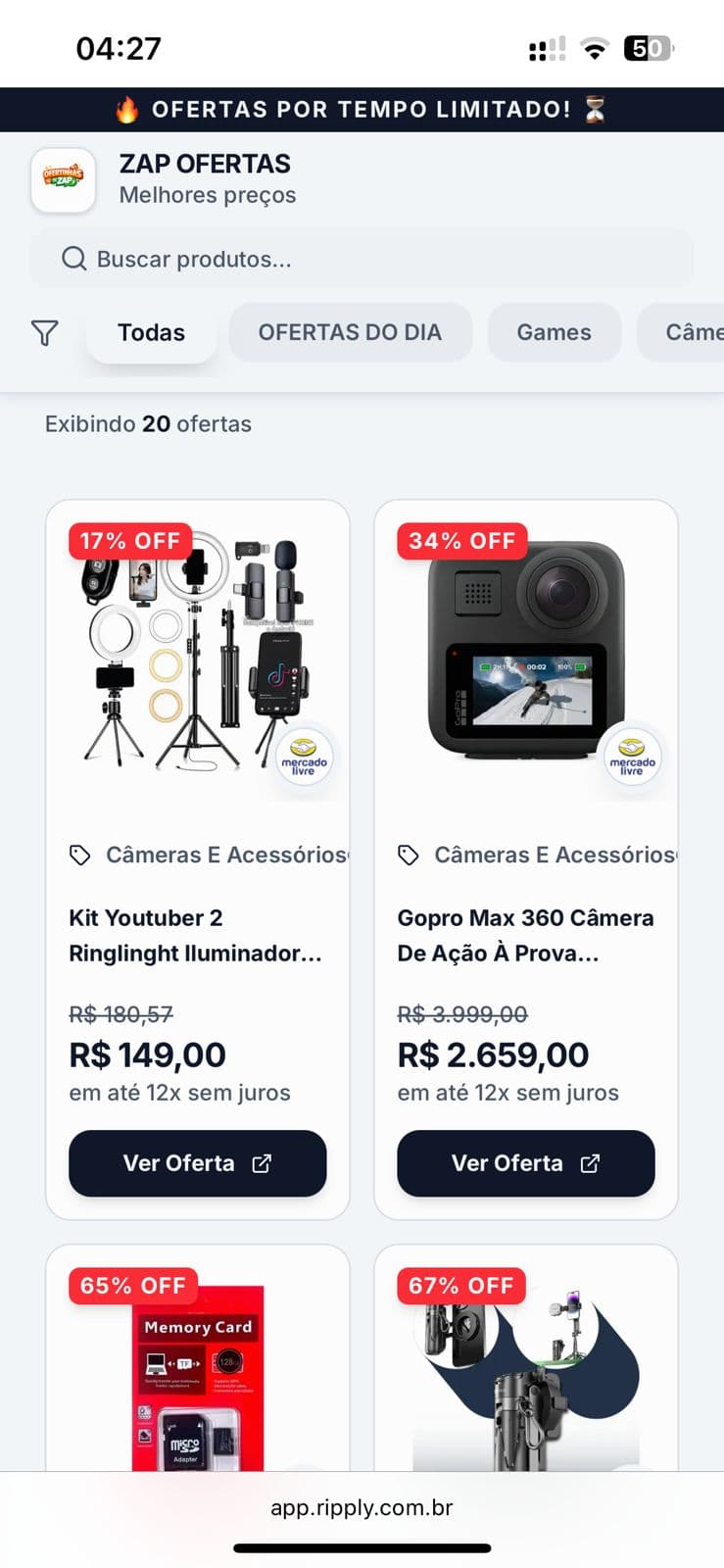 Catálogo de ofertas Ripply